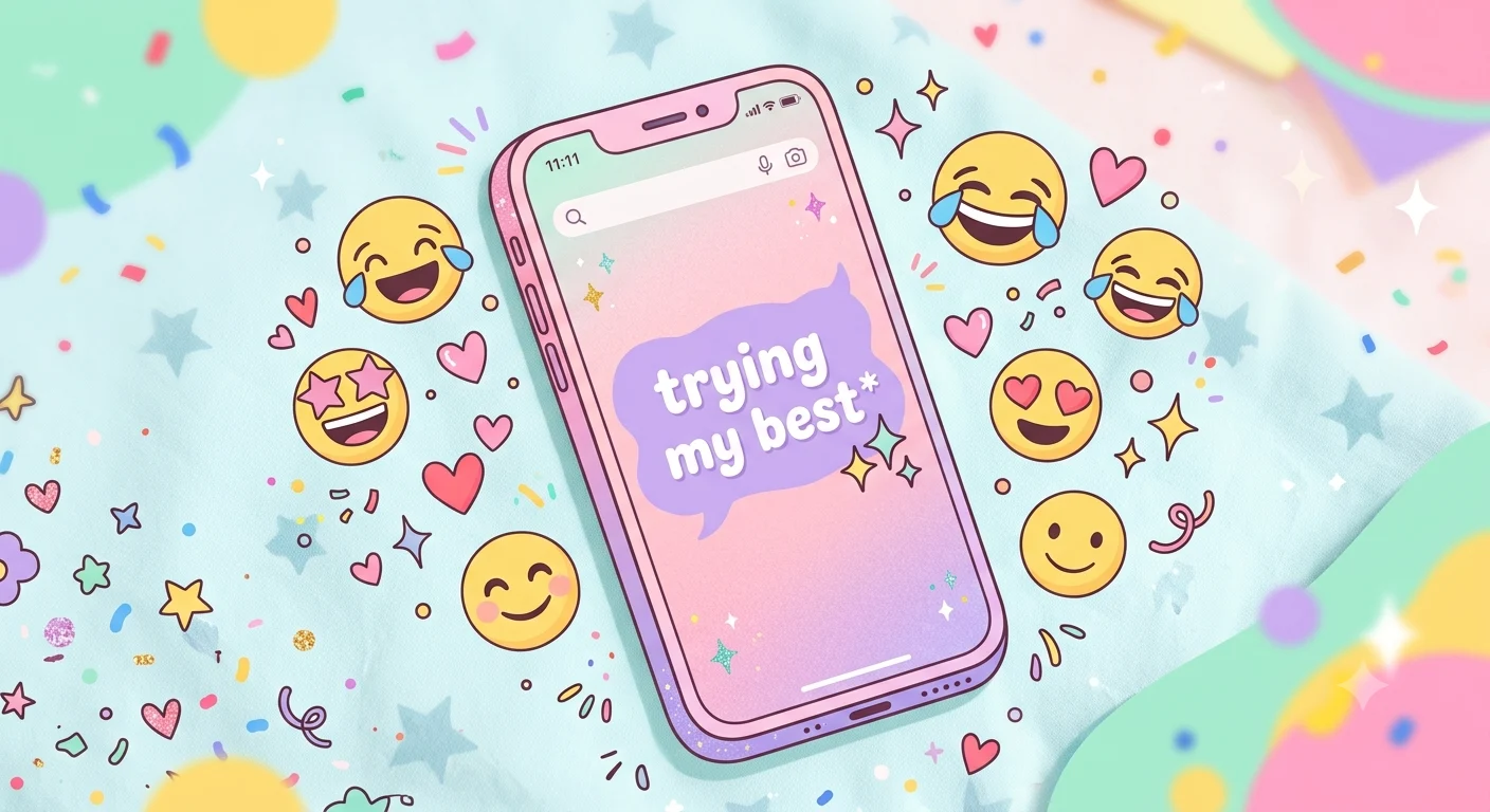 how to reply to trying my best