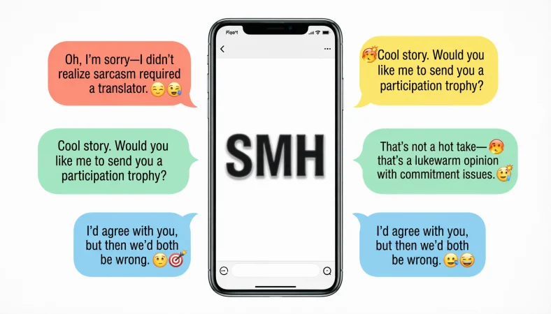 best flirty witty clever replies to smh