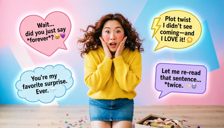 best responses to a surprise you didnt expect