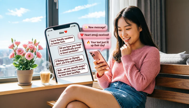 flirty compliment text from a girl