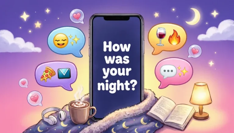 fun and engaging replies to how was your night