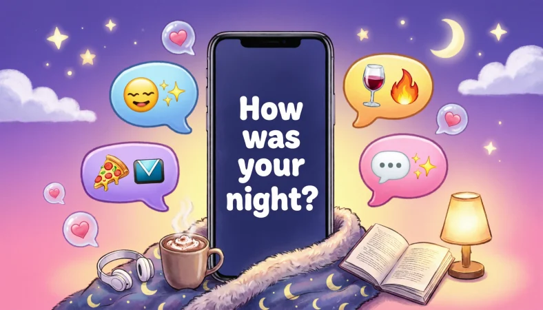 fun and engaging replies to how was your night