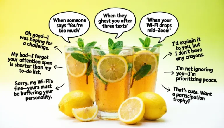 funny and clever responses to when life gives you lemons