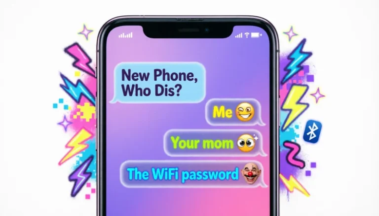 funny replies to new phone who dis