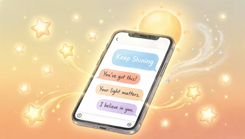 heartfelt ways to reply to keep shining