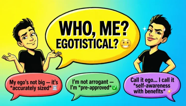 hilarious comebacks for big ego accusations