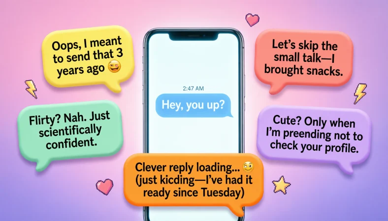 how to respond when he finally texts you back