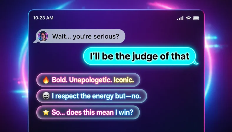 ill be the judge of that