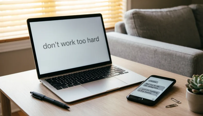 killer comebacks to dont work too hard