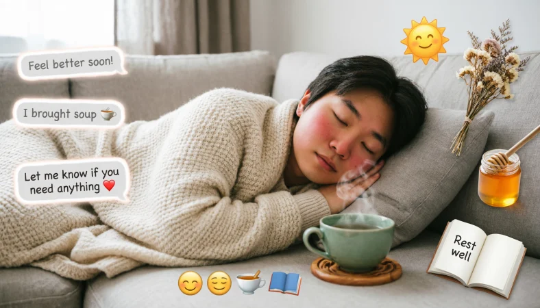 thoughtful responses to i am sick to show you care