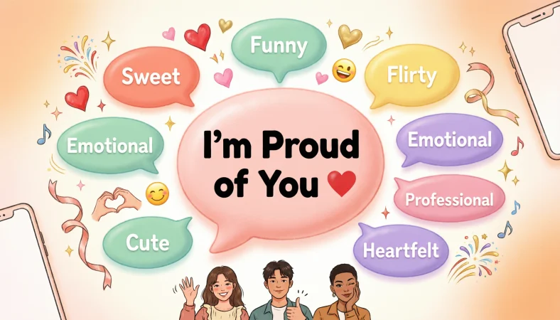 best replies to im proud of you