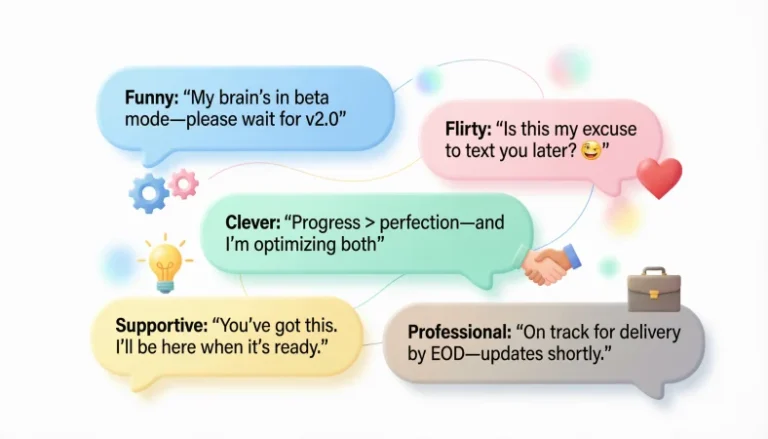 best replies to youre working on it