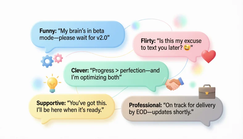 best replies to youre working on it