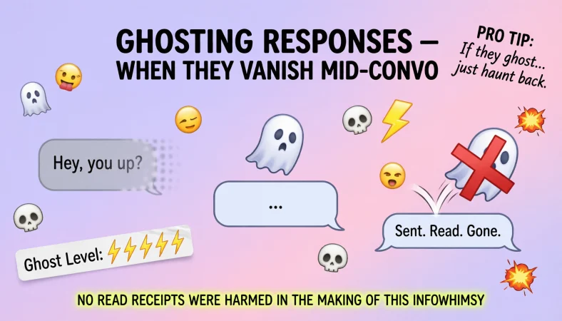 funny ghosting responses