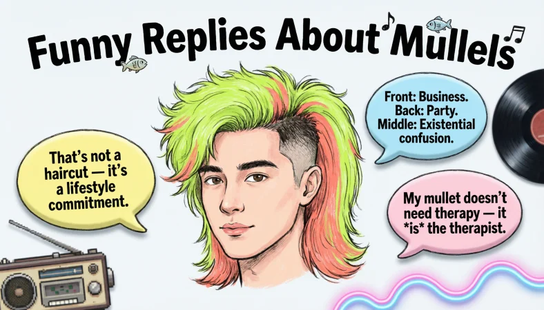 funny replies about mullets