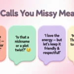 guy calls you missy meaning