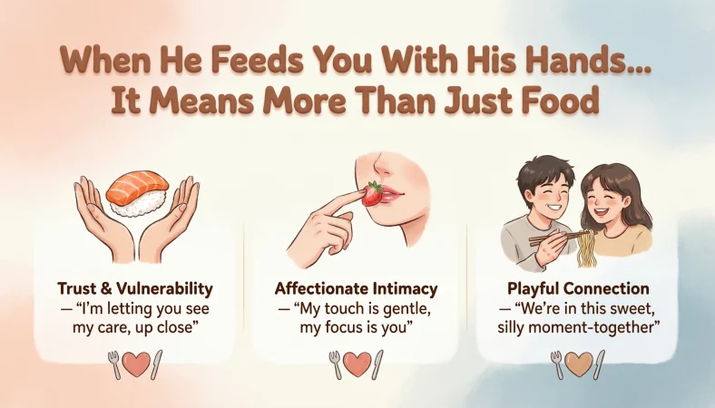 meaning when a guy feeds you with his hands