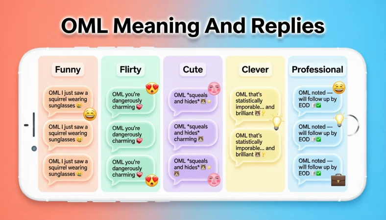 OML meaning and replies