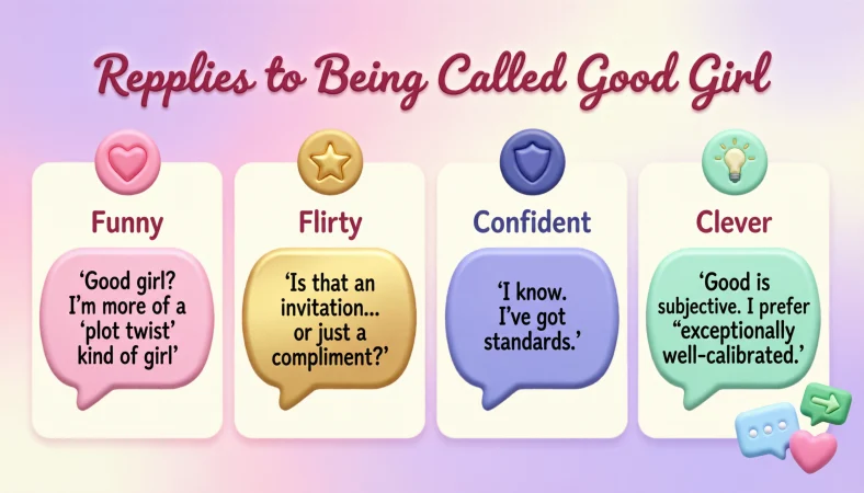 replies to being called good girl