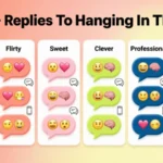 replies to hanging in there