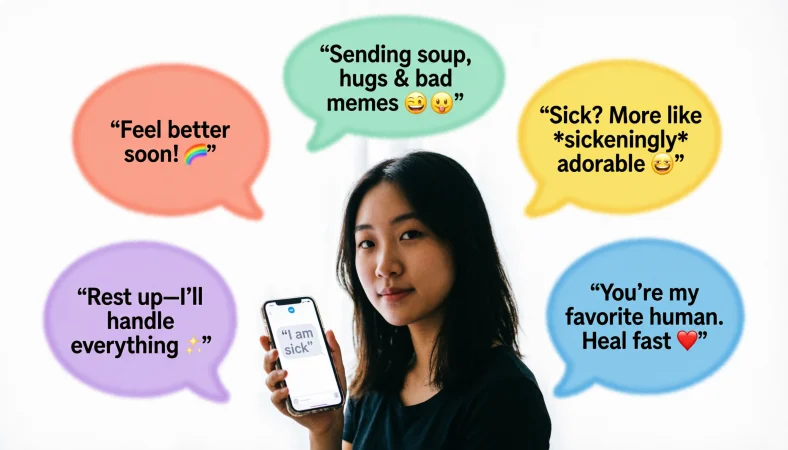 replies to I am sick