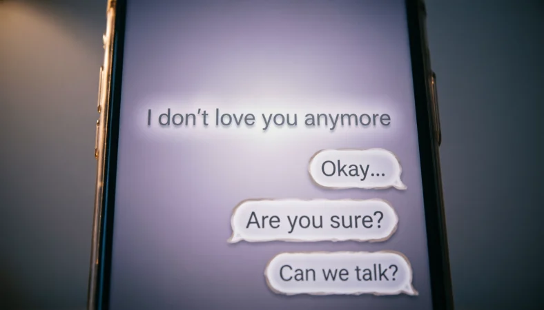 replies to I don’t love you anymore