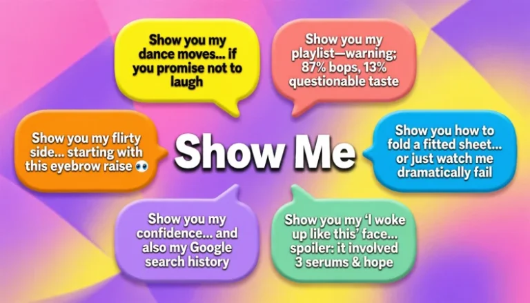 replies to show me