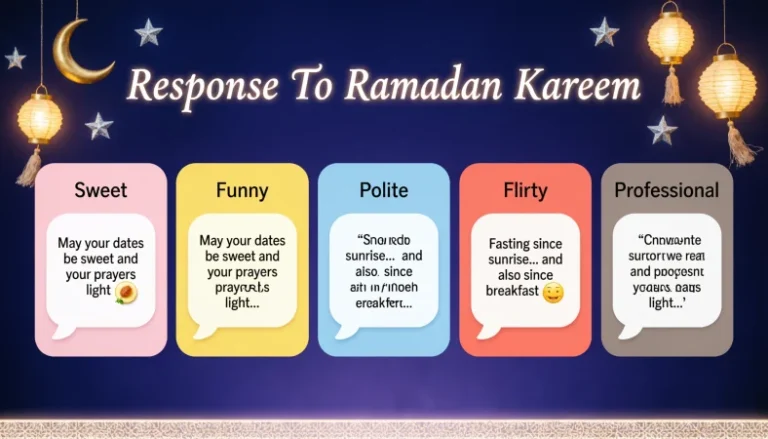 response to ramadan kareem