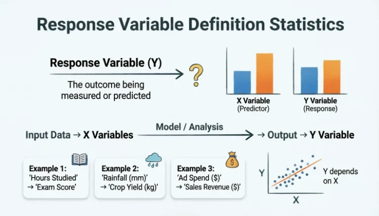 response variable definition statistics