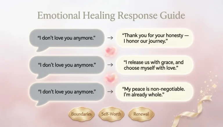 responses to i dont love you anymore