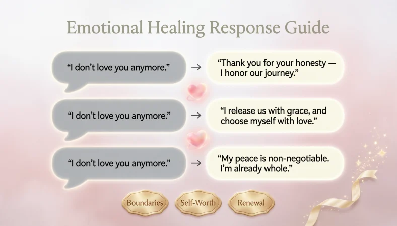 responses to i dont love you anymore