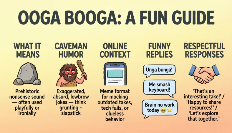 someone says ooga booga meaning