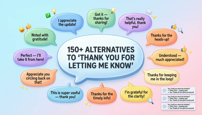 Thank you for letting me know alternatives