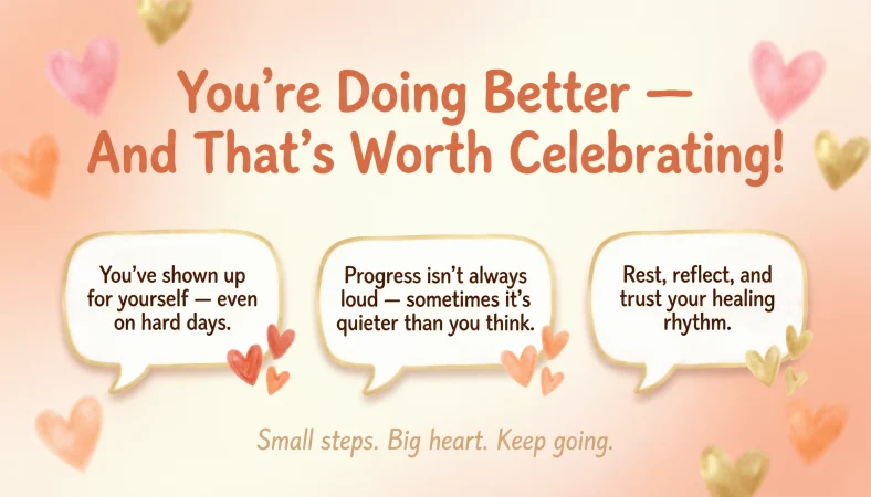 thoughtful replies to say when someones feeling better