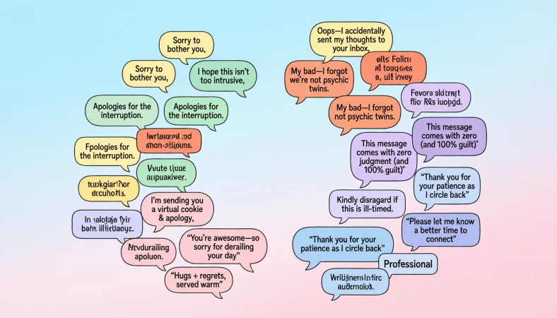 ways to say sorry for bothering you