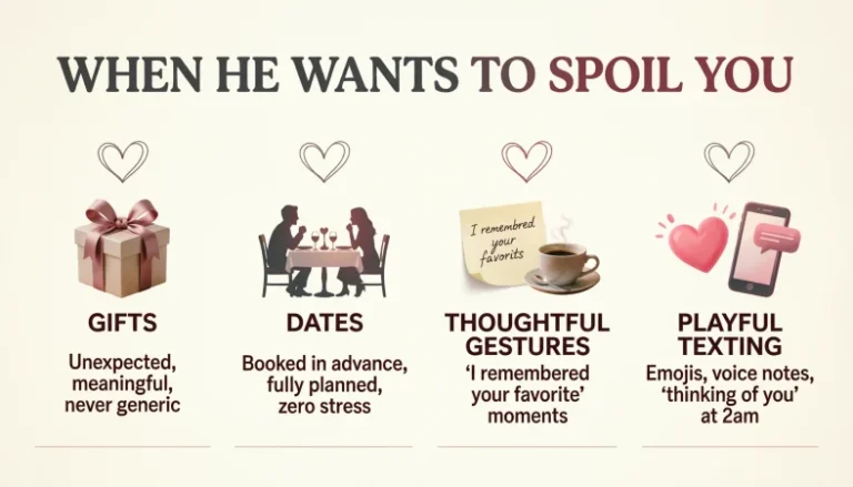 when he wants to spoil you meaning