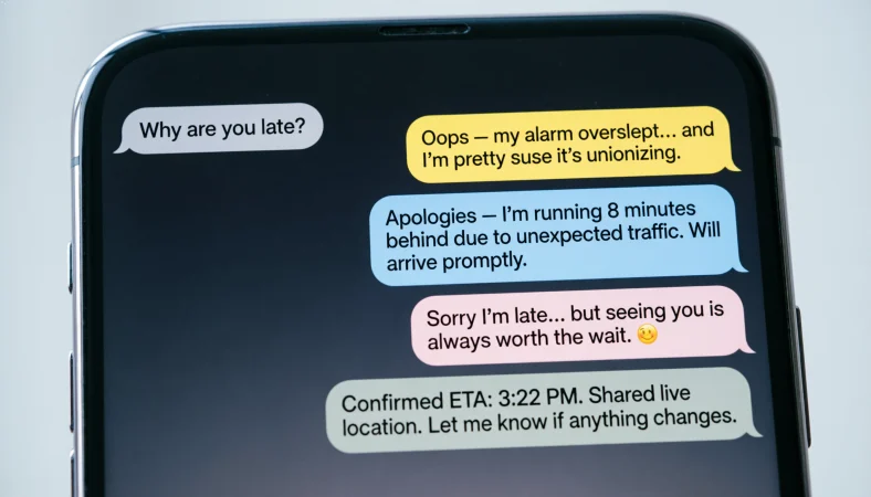 why-are-you-late-responses