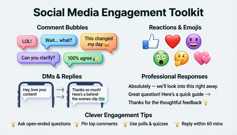 social media response examples